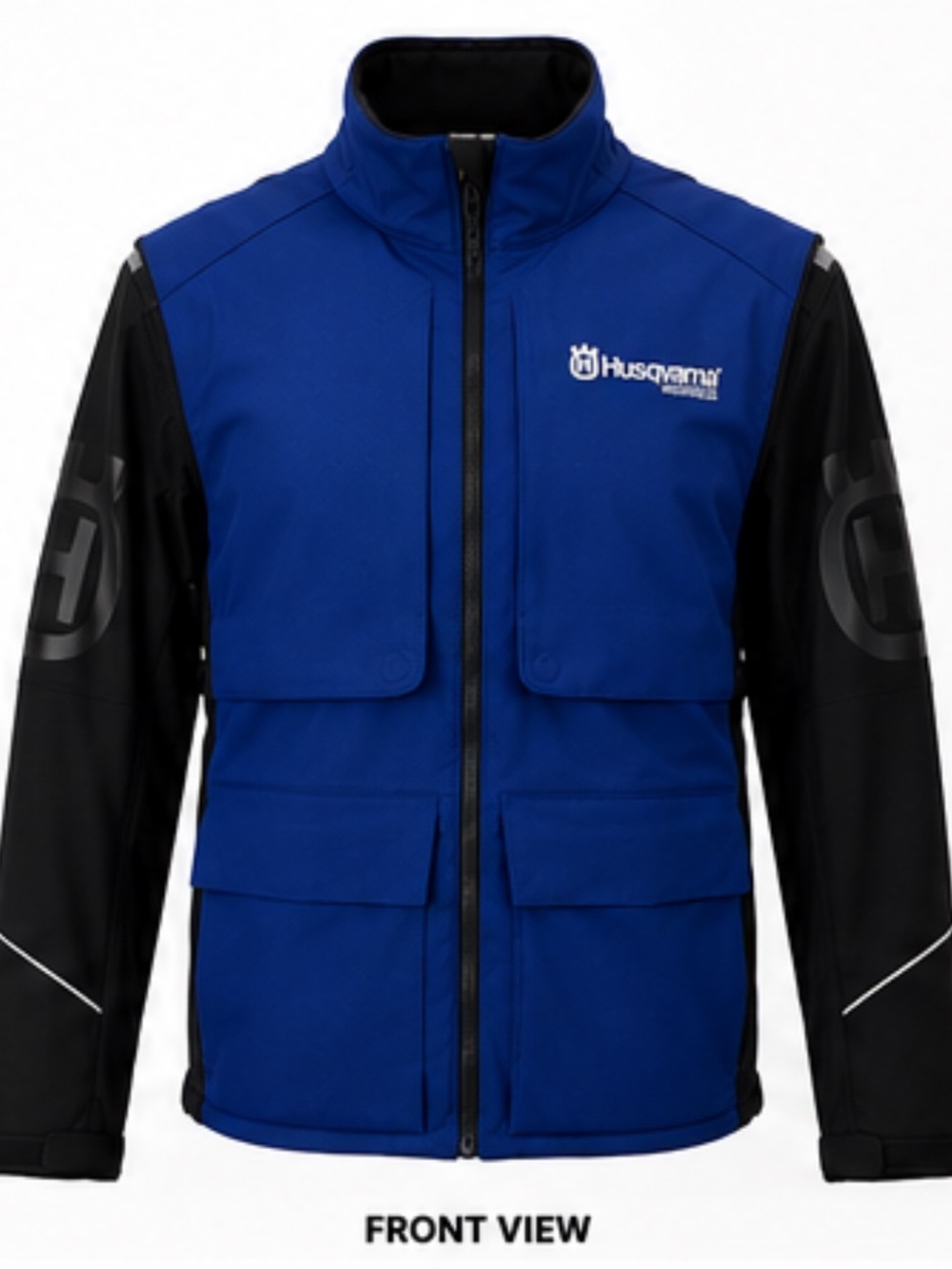 Husqvarna Motorcycles Gotland Jacket Blue/Black Convertible Riding Jacket Vest